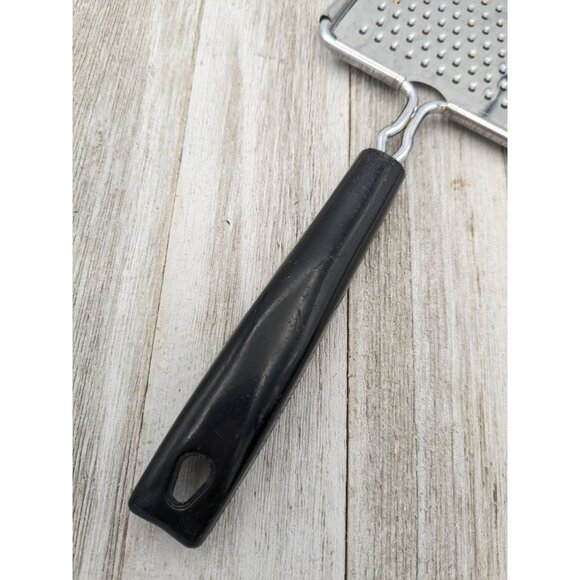 Ekco Grater Zester Cheese Garlic 11 3/4" Stainless Steel Hand Held Black - Picture 6 of 7